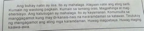 bakit maituturing na kayamanan ang kalusugan